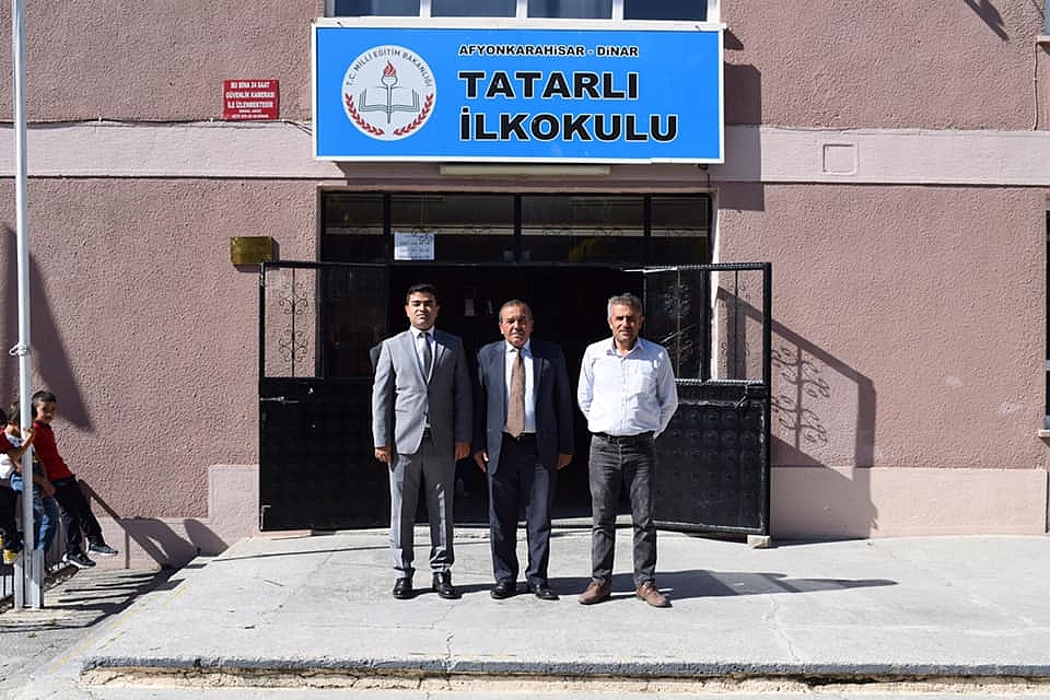 Başkan Çiçek Tatarlı'da Tüm Okulları Ziyaret etti