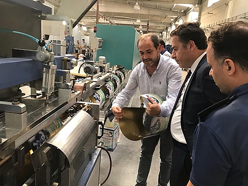 Dinar’da Mufy Tekstil ve Tensan Fabrikasına Ziyaret