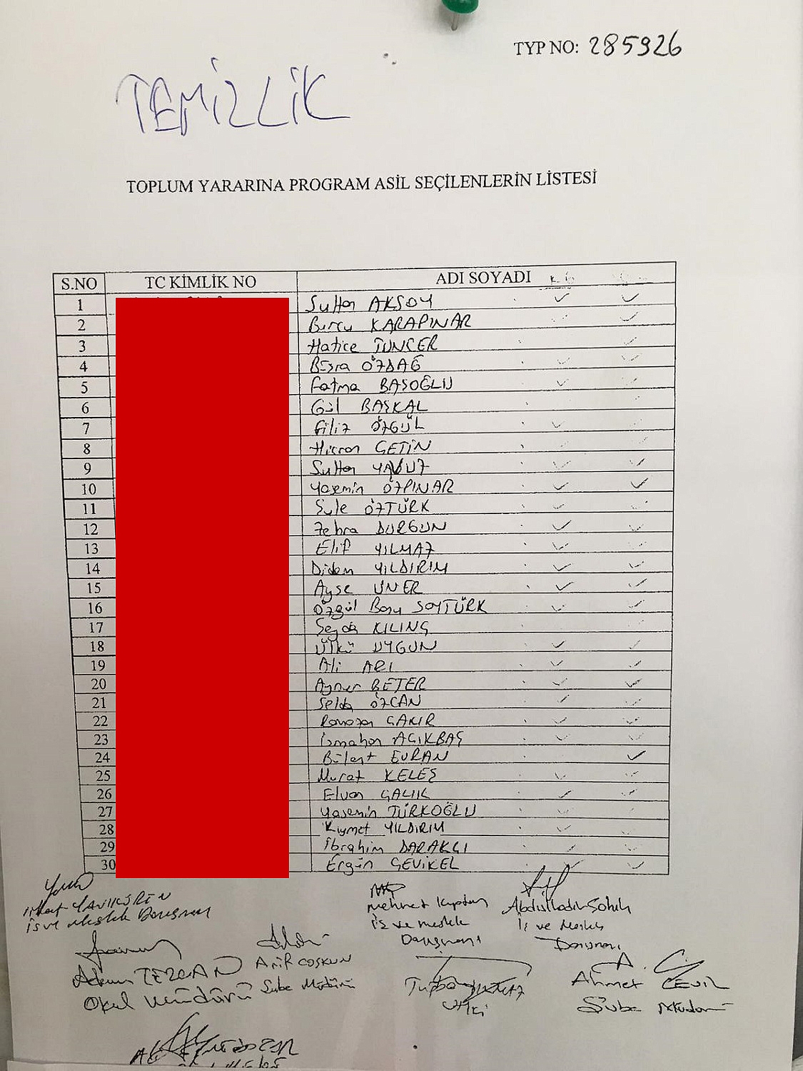 Dinar'da Okullarda Çalışacak 48 Kişinin ismi açıklandı