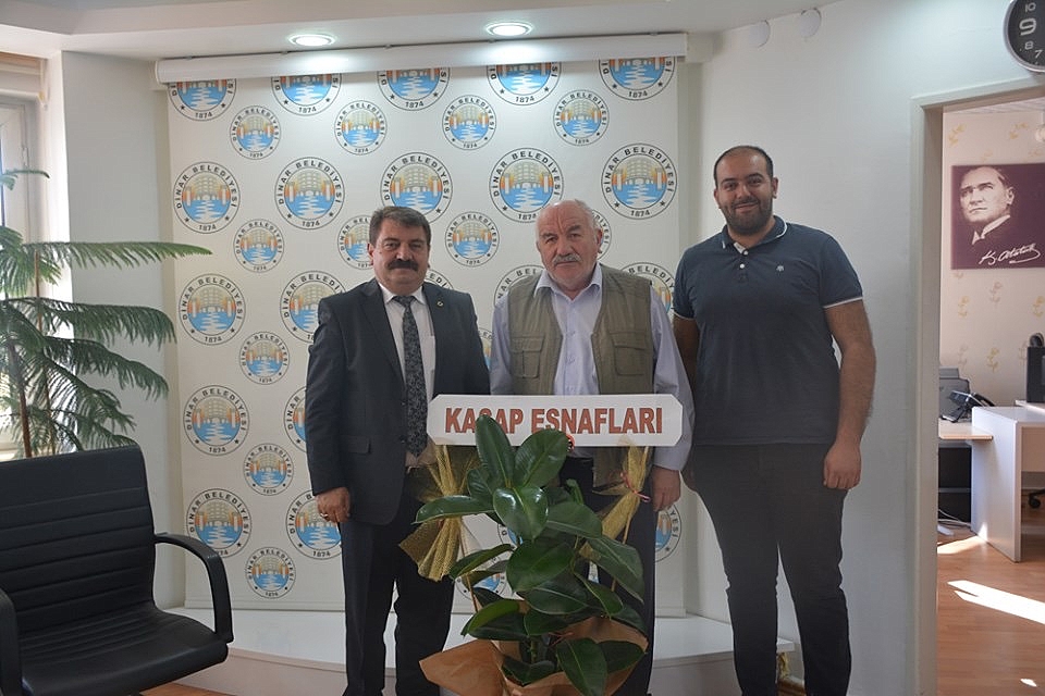 Dinar Kasapları Başkan Sarı'ya Teşekkür etti