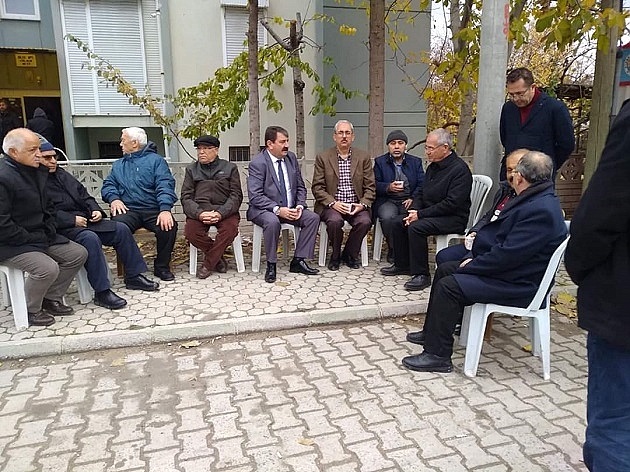 Başkan Sarı ve MHP’liler Acar’ı Yalnız Bırakmadı