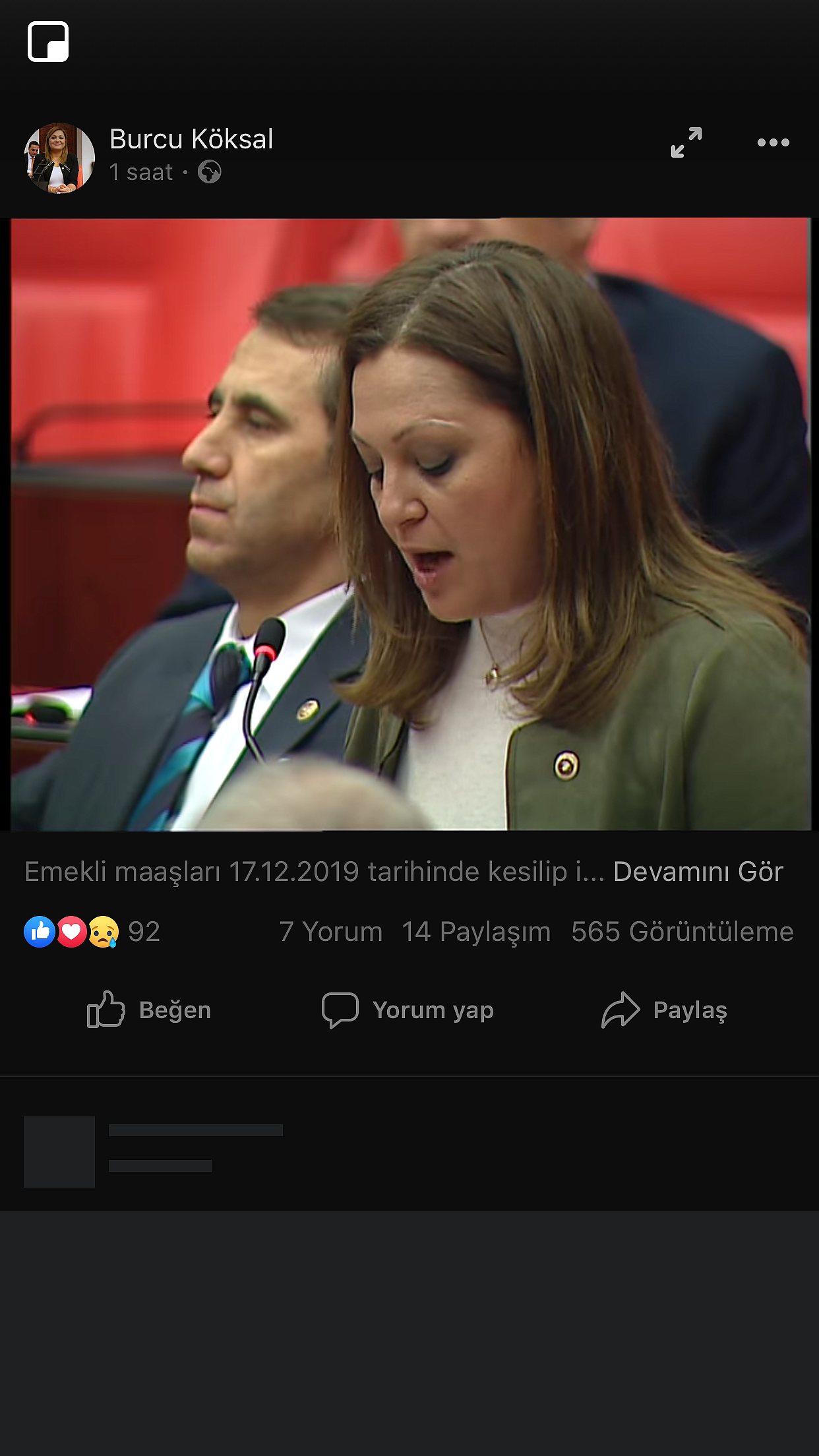 Milletvekili Burcu Köksal, Gaziler Hakkında TBMM'de Konuştu