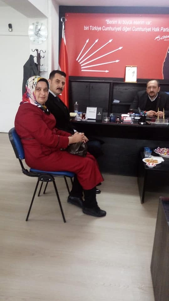 Dinar Muhtarlar Derneği CHP İlçe Örgütünü Ziyaret Etti