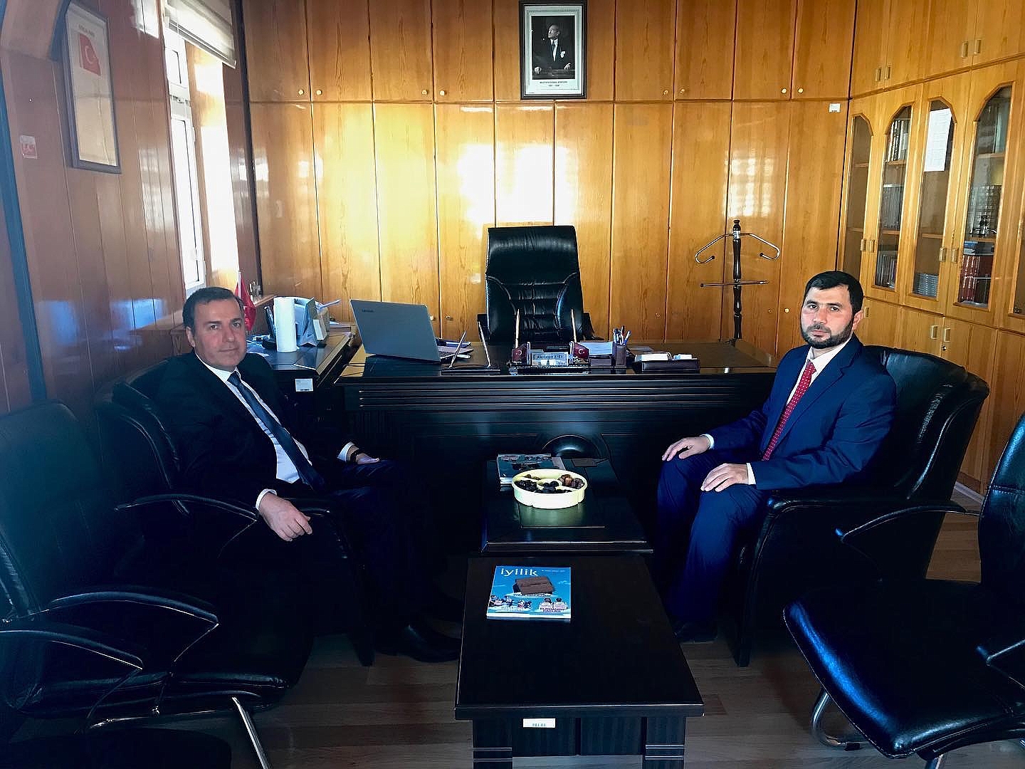 Dinar Kaymakamı Selami Kapankaya, Yeni Başhekim ve Yeni Müftü'yü Ziyaret Etti