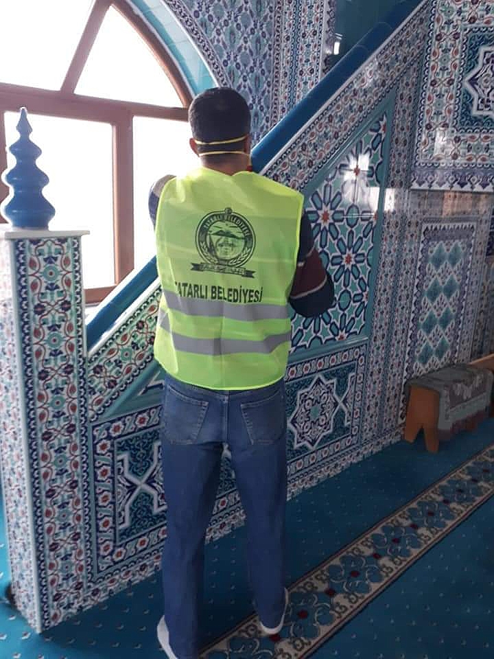 Tatarlı Belediyesi Coronavirüs İlaçlaması Yaptı