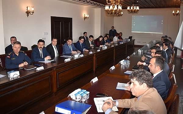Kaymakam Kapankaya İl Güvenlik ve Asayiş Koordinasyon Toplantısına Katıldı