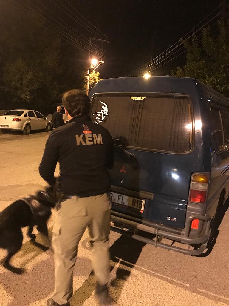 Dinar'da Dün Gece 107 Polis Denetim Yaptı