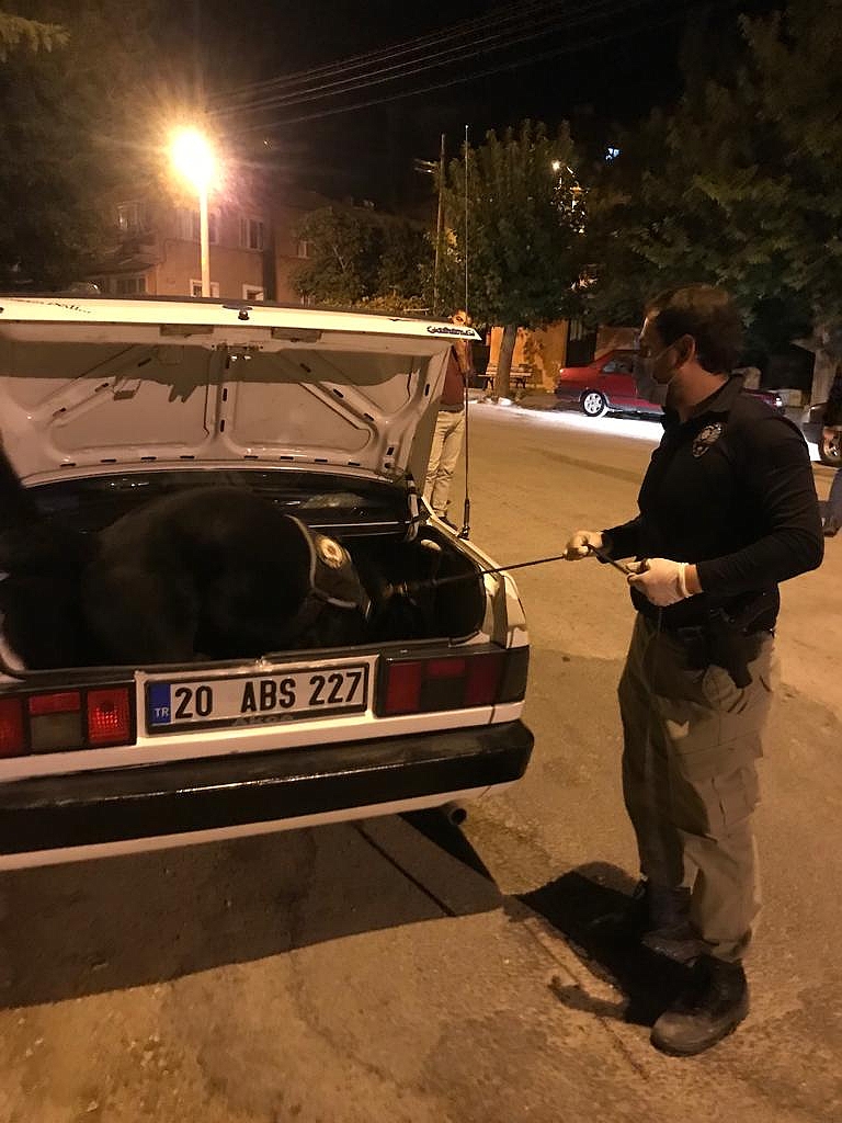 Dinar'da Dün Gece 107 Polis Denetim Yaptı
