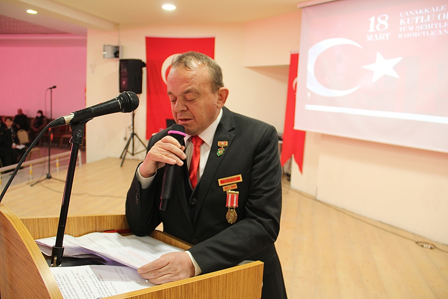 Dinar ilçesinde, 18 Mart Çanakkale Zaferi ve Şehitleri anma günü programı