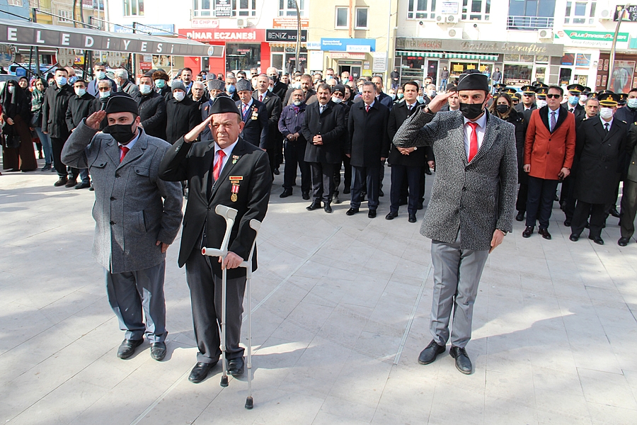 Dinar ilçesinde, 18 Mart Çanakkale Zaferi ve Şehitleri anma günü programı