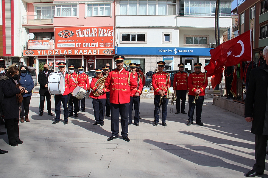 Dinar ilçesinde, 18 Mart Çanakkale Zaferi ve Şehitleri anma günü programı