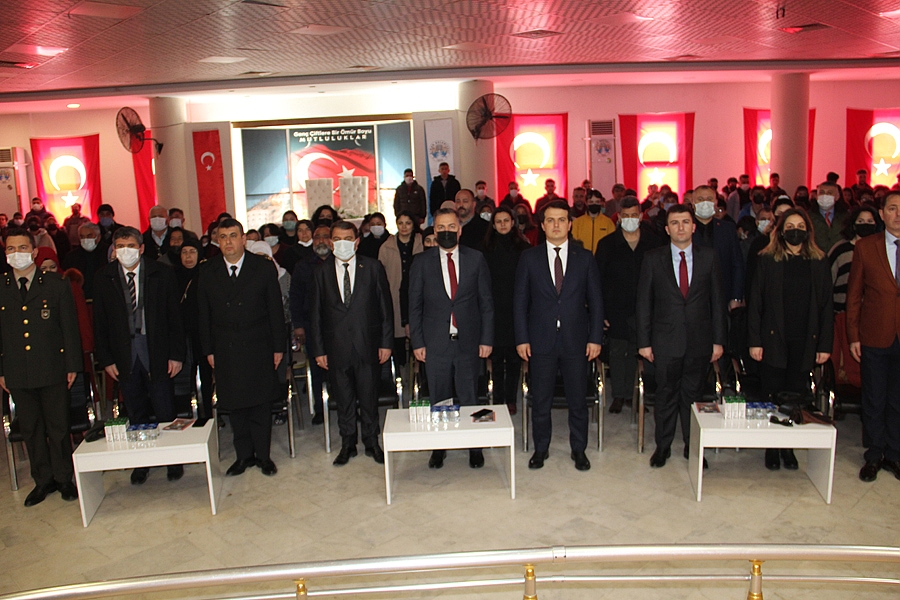 Dinar ilçesinde, 18 Mart Çanakkale Zaferi ve Şehitleri anma günü programı