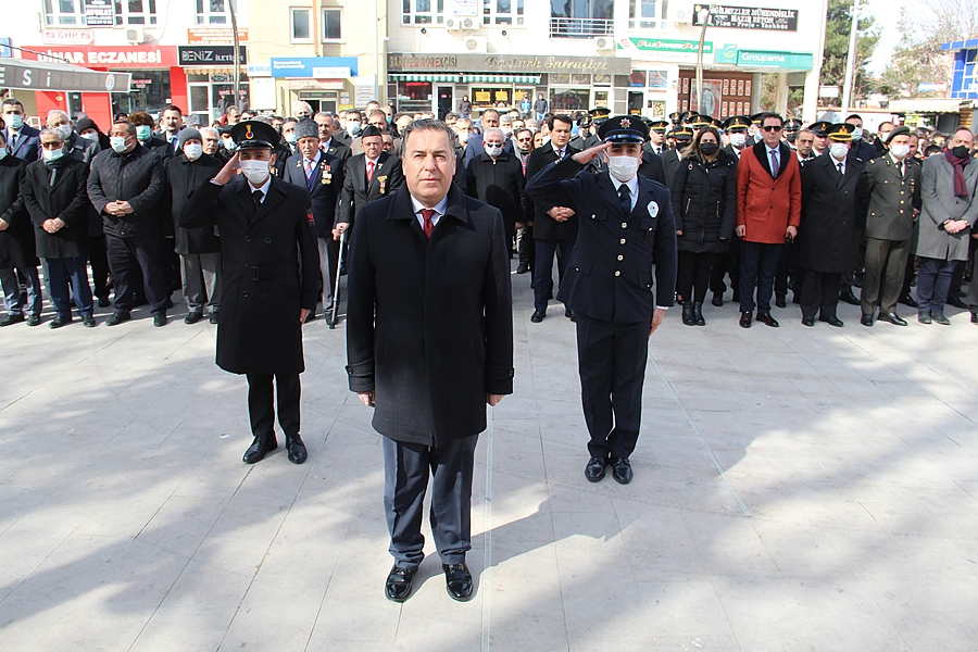 Dinar ilçesinde, 18 Mart Çanakkale Zaferi ve Şehitleri anma günü programı