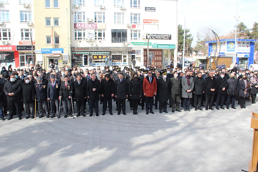 Dinar ilçesinde, 18 Mart Çanakkale Zaferi ve Şehitleri anma günü programı
