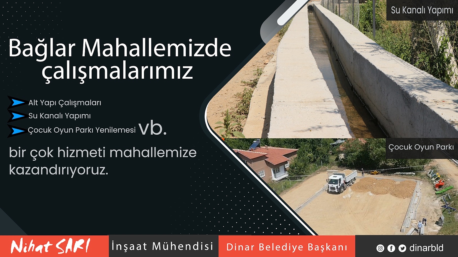 Başkan Sarı, “Bağlar Mahallesine güzel hizmetler yapıyoruz”