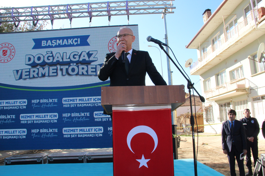 Başmakçı'da Doğal Gaz Açılışı Yapıldı