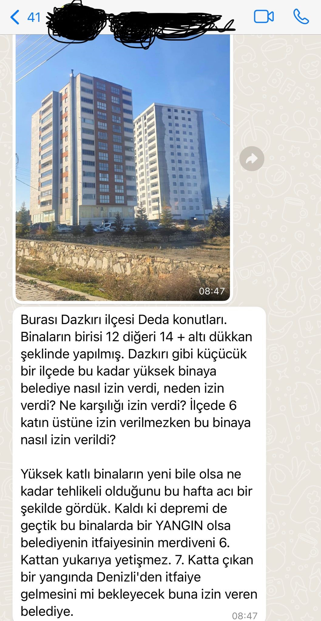 Dazkırı Belediyesine Vatandaştan Tepki