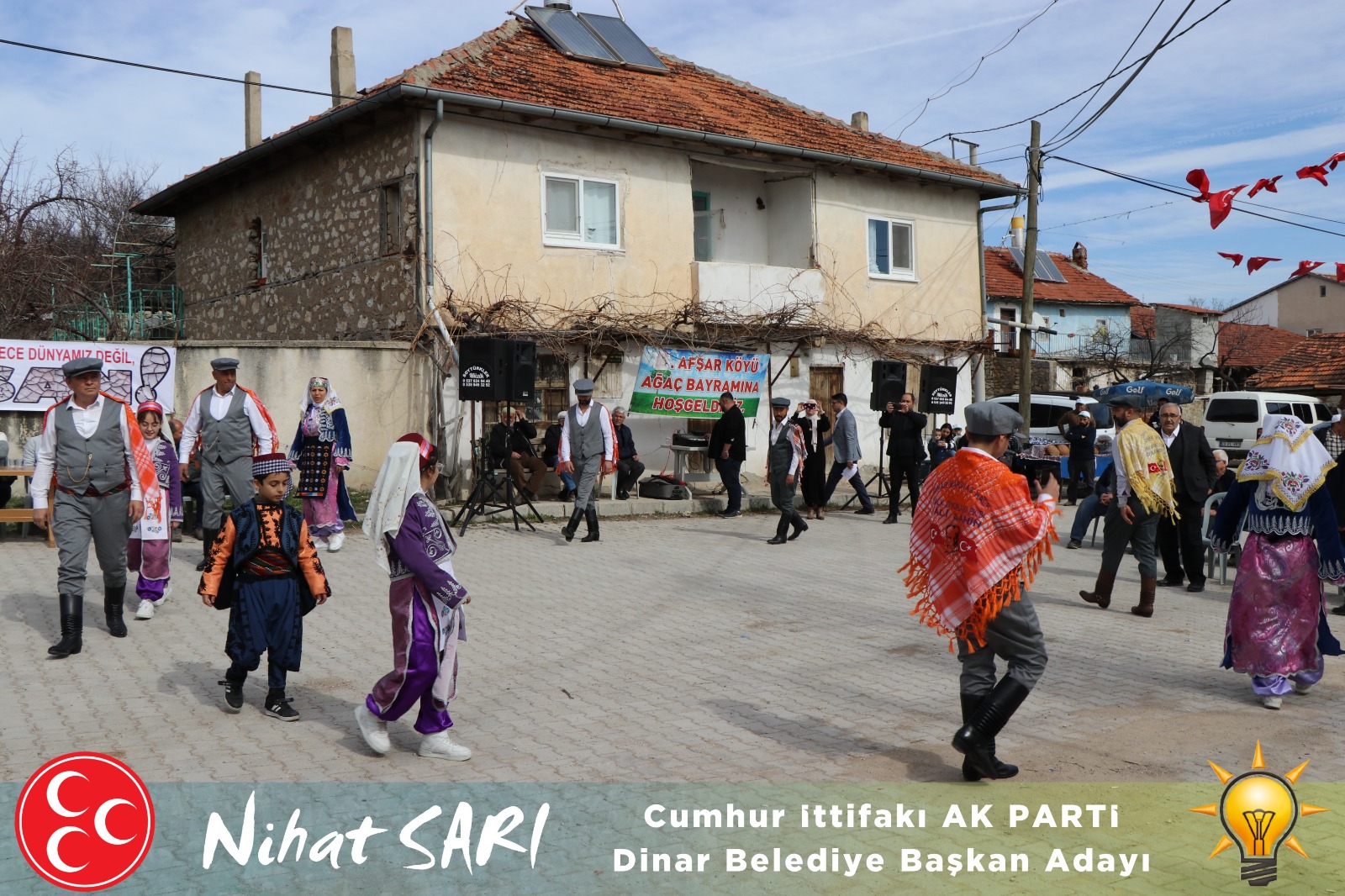 Belediye Başkanı Nihat Sarı, Afşar Köyü Ağaç Bayramı'na katıldı