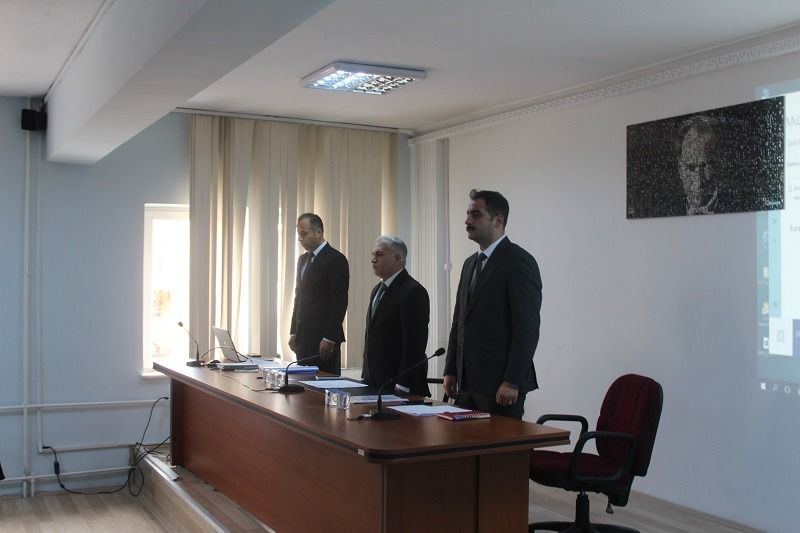 KAYMAKAM DURU BAŞKANLIĞINDA KHG BİRLİK ve GÜVENLİK TOPLANTISI GERÇEKLEŞTİRİLDİ