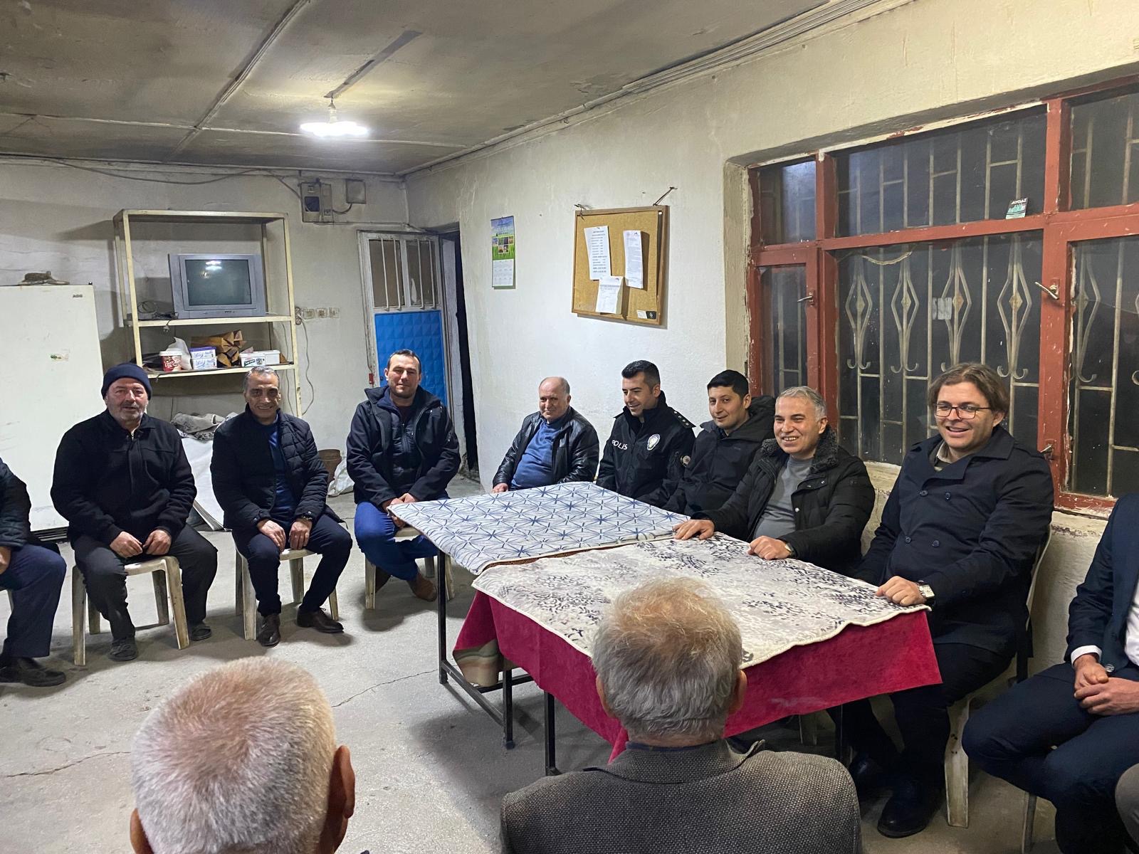 KAYMAKAM KEMAL DURU, AKÇAKÖYÜ ZİYARET ETTİ