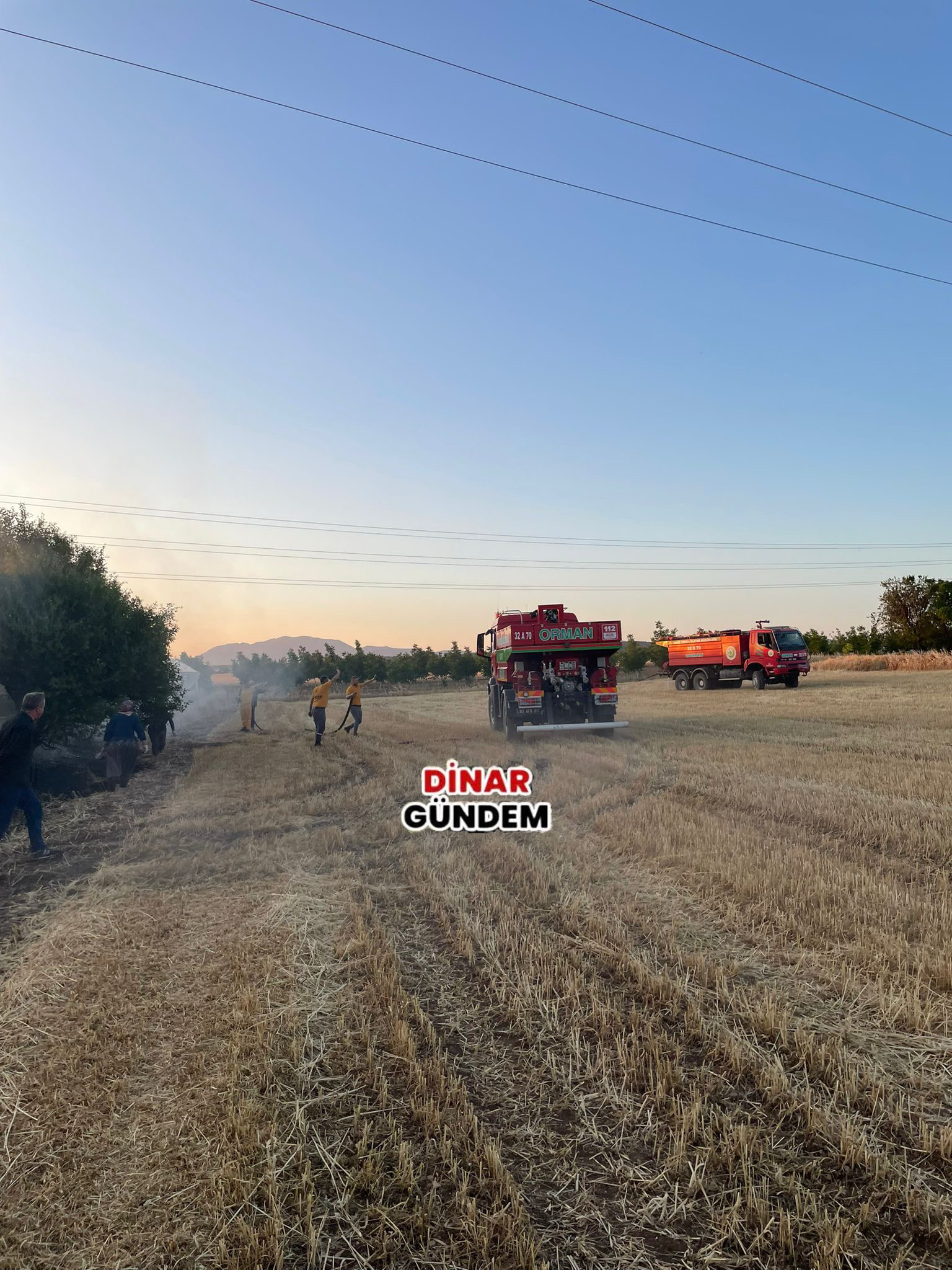 Gençali Köyü’nde Trafo Yangını: Ekinler Tehlike Altında! 