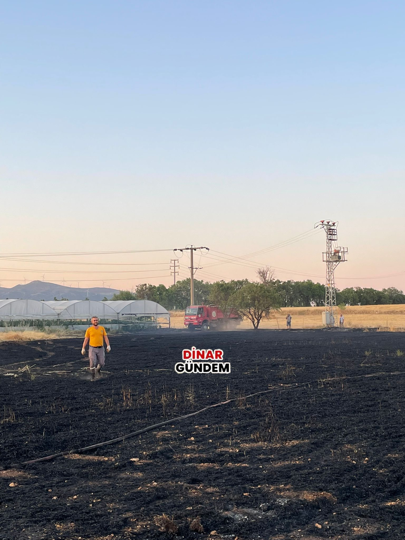 Gençali Köyü’nde Trafo Yangını: Ekinler Tehlike Altında! 