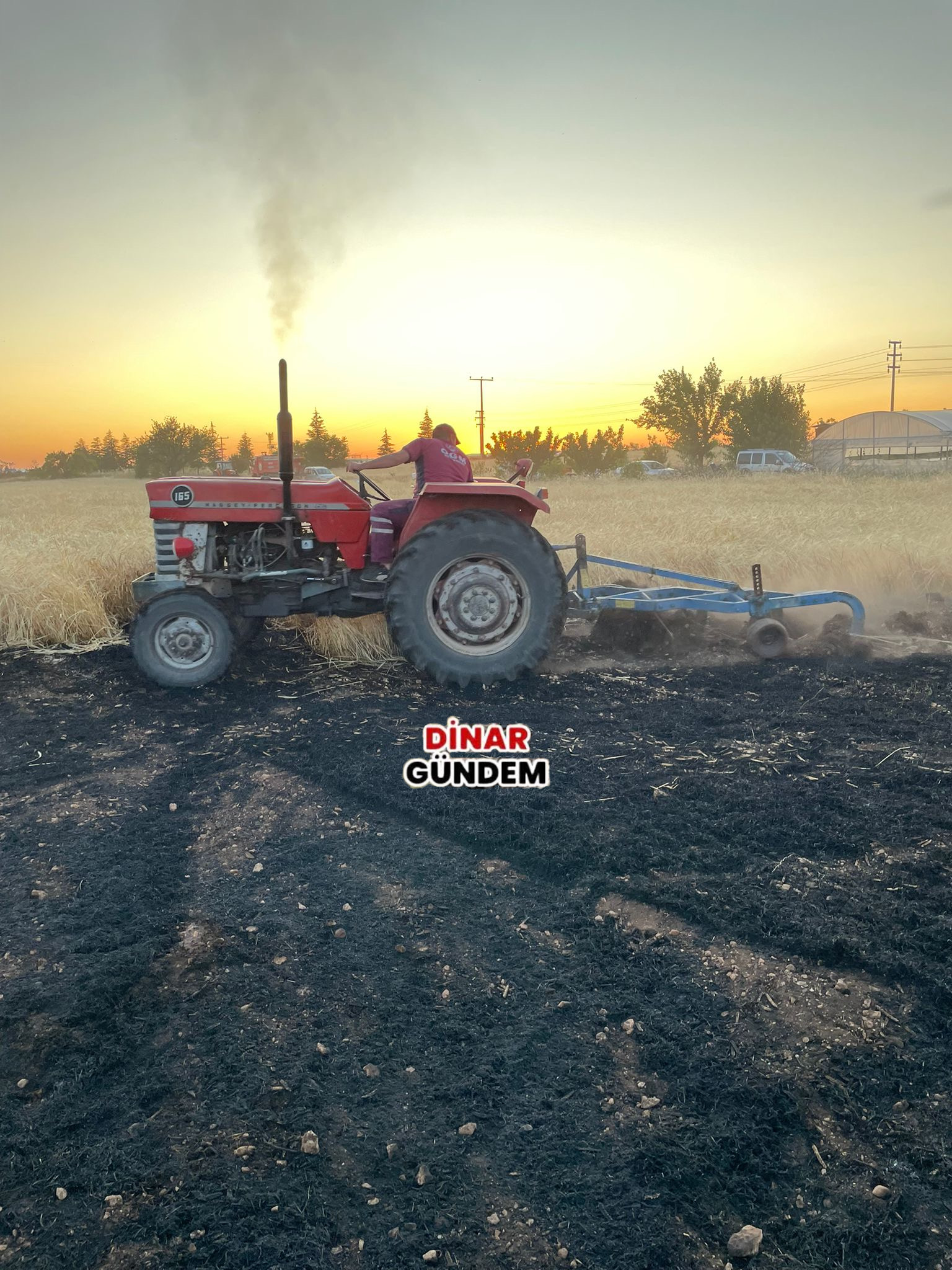 Gençali Köyü’nde Trafo Yangını: Ekinler Tehlike Altında! 