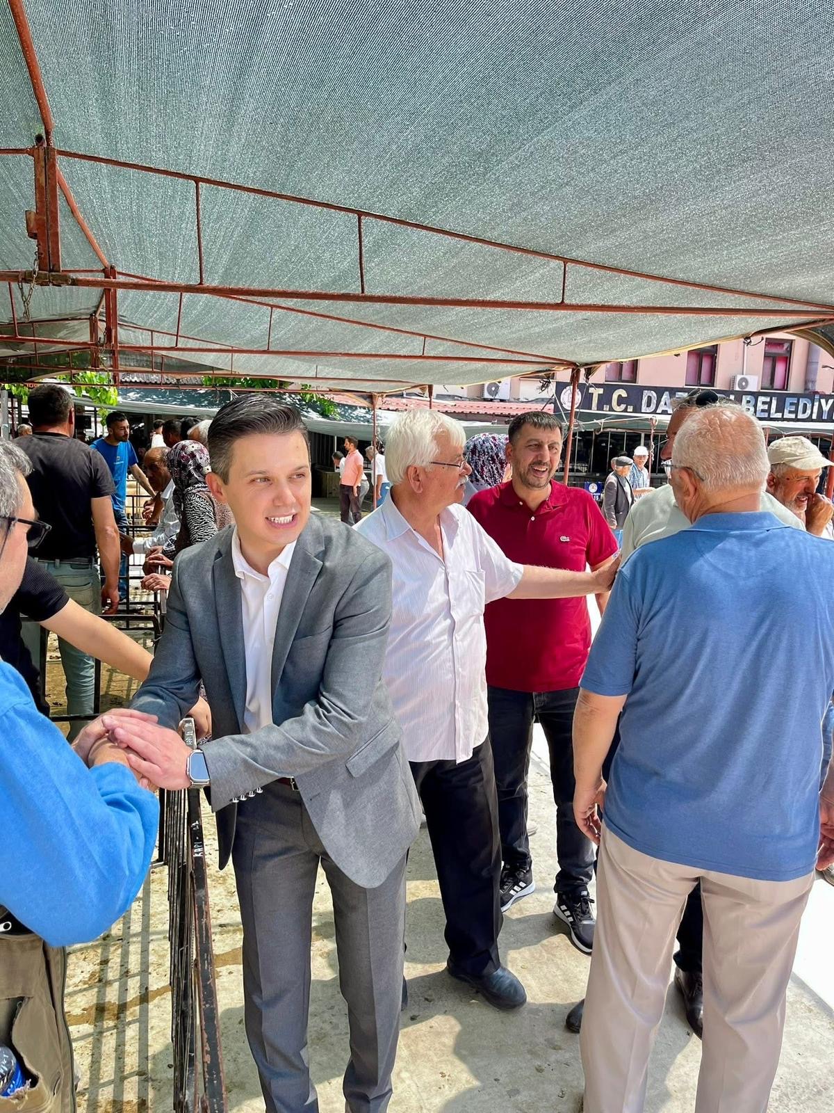 Başkan Fatih Çiçek’ten Kurban Pazarı Ziyareti