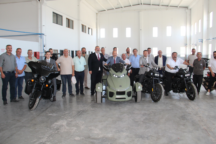 MHP Heyetinden Dazkırı'daki Musatti Motosiklet ve İplik Fabrikalarına Ziyaret