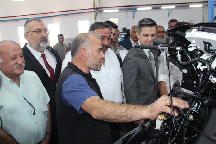 MHP Heyetinden Dazkırı'daki Musatti Motosiklet ve İplik Fabrikalarına Ziyaret