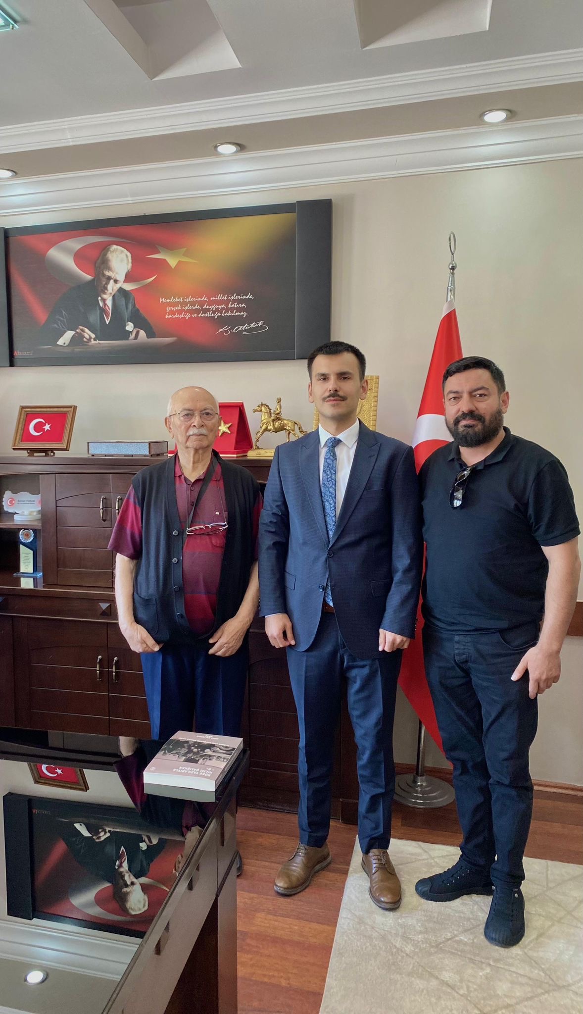 Hilmi Çalışkan ve Tahsin Baytar’dan Başkan Emrah Turan’a Veda Ziyareti
