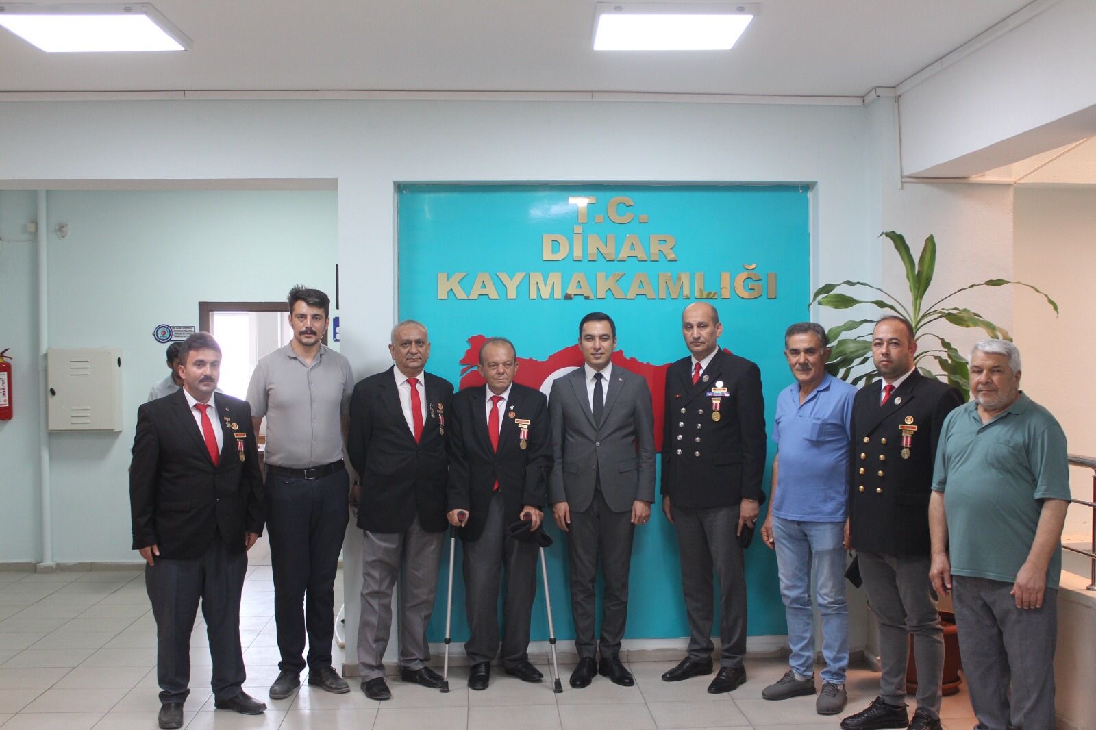 Şehit Aileleri ve Gazilerden Kaymakam UĞUZ’a Ziyaret