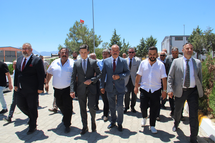 MHP Heyetinden Dazkırı'daki Musatti Motosiklet ve İplik Fabrikalarına Ziyaret