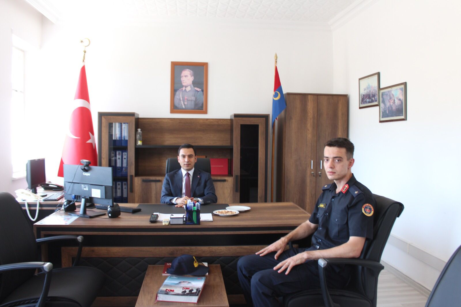 Kaymakamımız Hasan UĞUZ’dan Emniyet, Jandarma ve Bölge Trafik Birimlerine Ziyaret
