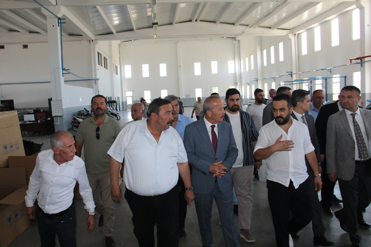 MHP Heyetinden Dazkırı'daki Musatti Motosiklet ve İplik Fabrikalarına Ziyaret