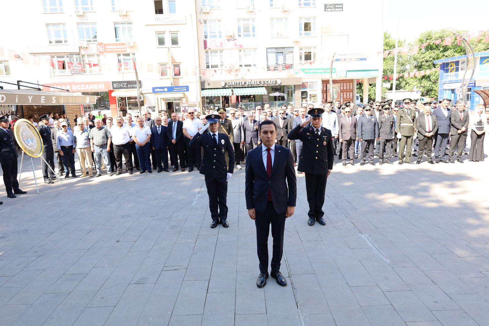 30 Ağustos Zafer Bayramı Dinar’da Coşkuyla Kutlandı 
