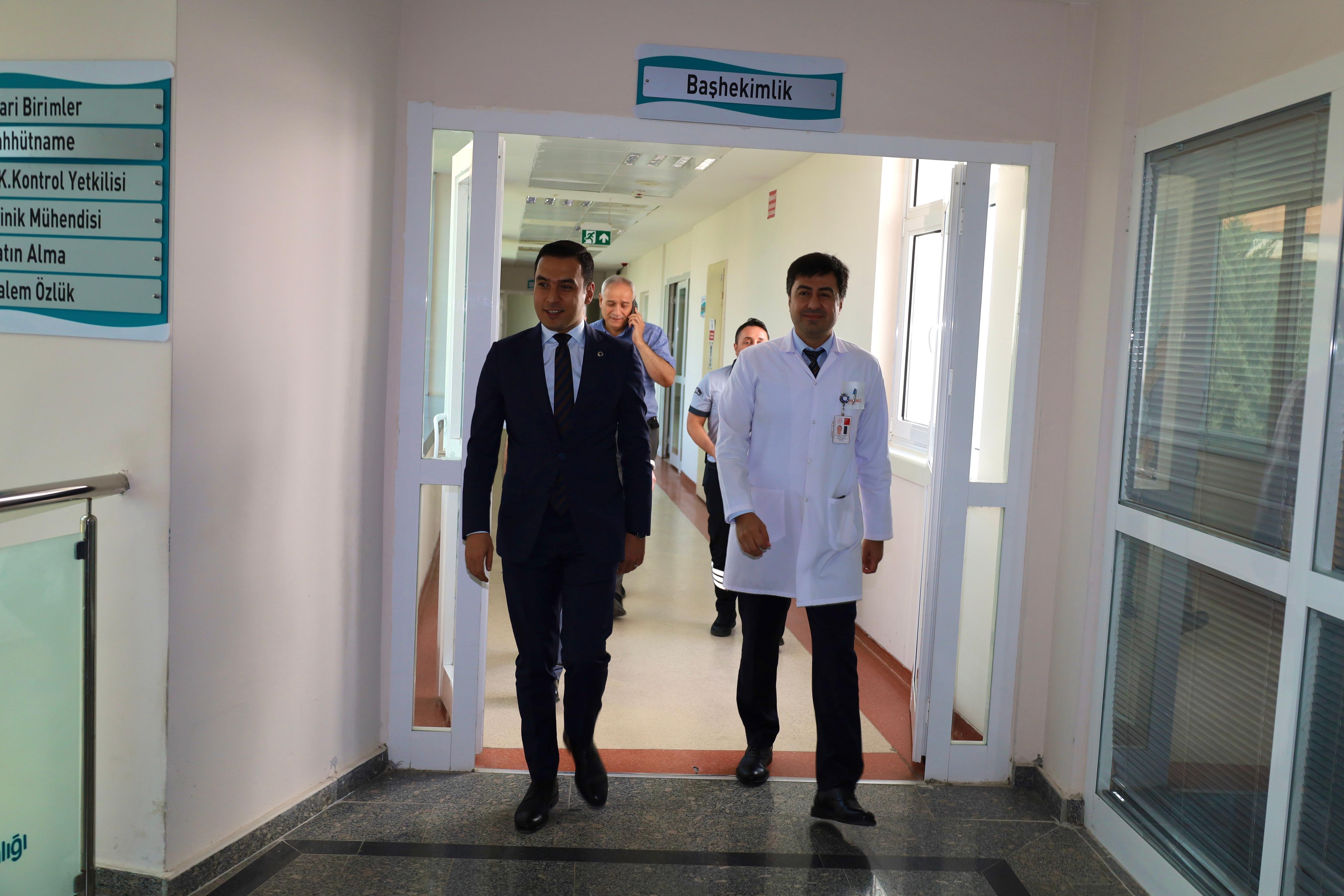 Kaymakamımız Hasan UĞUZ’dan Hastane ve Hasta Ziyareti