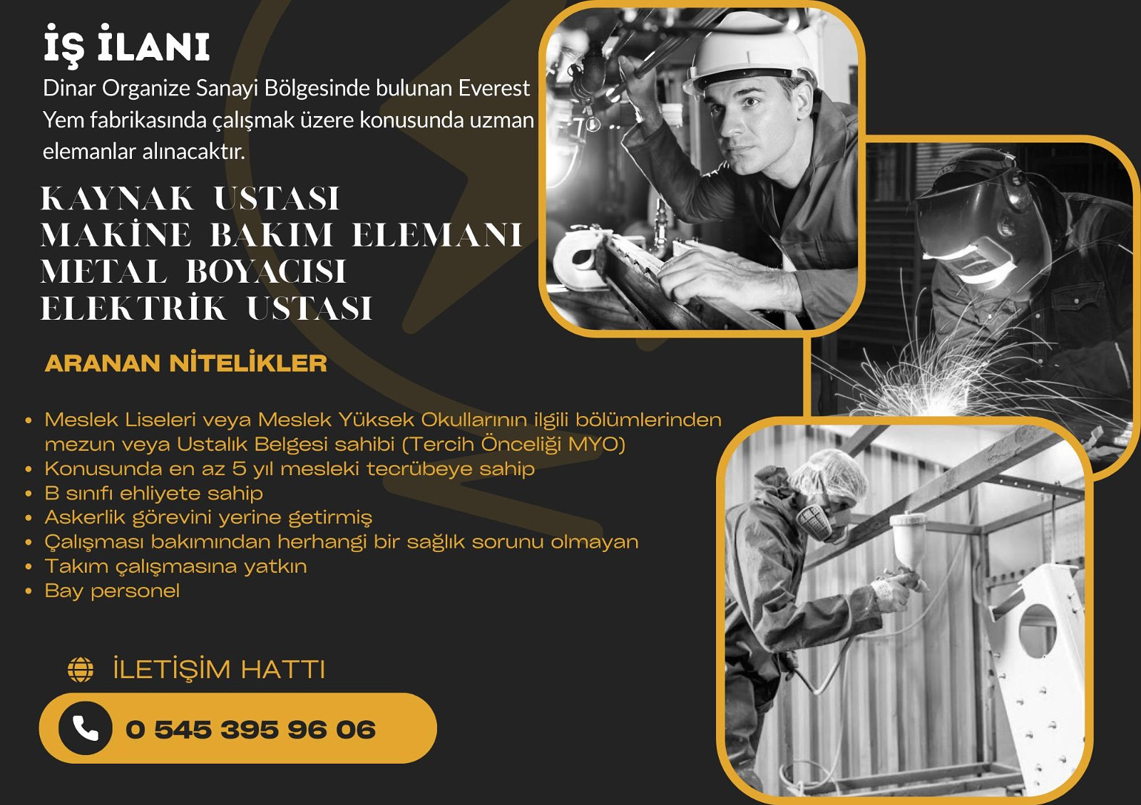 İŞ İLANI
