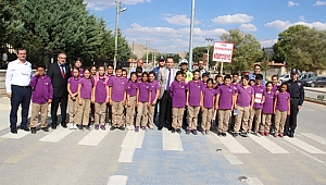 Dinar'da "Yaya Güvenliğinin Nöbetçisiyiz"  Etkinliği yapıldı