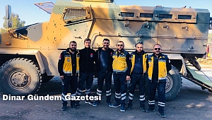 Dinar 112 Ekibi Suriye Sınırında