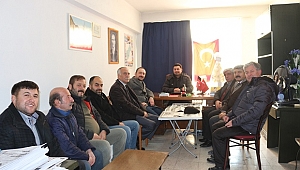 CHP Dinar İlçe Teşkilatı'ndan 10 Ocak Nedeniyle Gündem Gazetesine  Ziyaret
