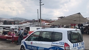 Dinar İlçe Emniyet Müdürlüğü  Ekipleri 65 Yaşüstü Vatandaşları Uyardı