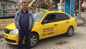 Dinar'lı taksiciden  'korona virüs' fedakarlığı