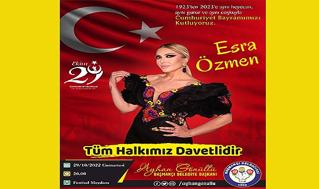 Başmakçı'da Esra Özmen Konseri
