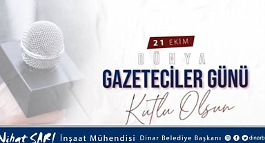 Belediye Başkanı Nihat Sarı,  Dünya Gazeteciler Günü Kutlu Olsun