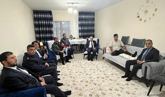 Belediye Başkanı Nihat Sarı, şehidimizin ailesini ve Yaralı askerimizi unutmadı 