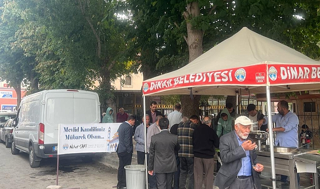 Belediyeden Mevlid Kandili dolayısıyla lokma ikramı