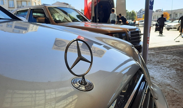 Burdur'da Klasik Mercedesler Festivali