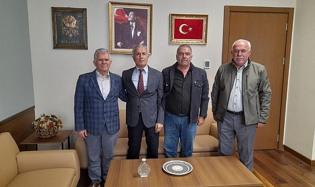 Dinar Yapağlı Köy Muhtarı Ve Kooperatif Başkanından Yargıtay Üyesi Sayın İsa Çelik'e Ziyaret 