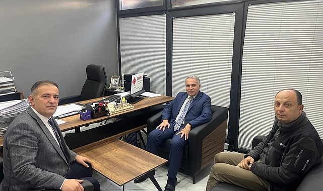 Kaymakam Duru'dan İYİ Parti Dinar İlçe Başkanına ziyaret